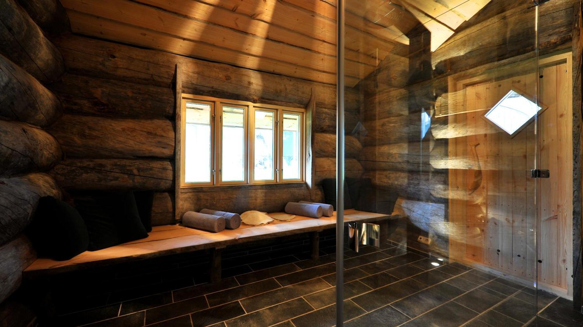 Palanga Life Balance Spa Hotel Exterior photo The interior of the sauna
